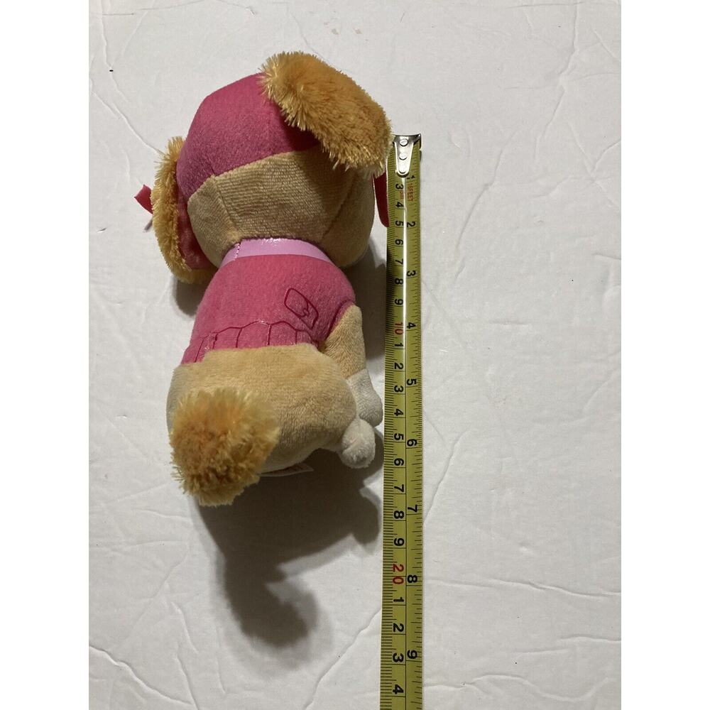 Paw Patrol Skye Rescue Pup Puppy Dog Pink Plush Goggle Hat Sparkly Eyes Ty - Picture 4 of 4